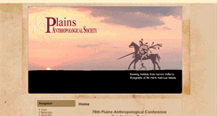 Desktop Screenshot of plainsanthropologicalsociety.org